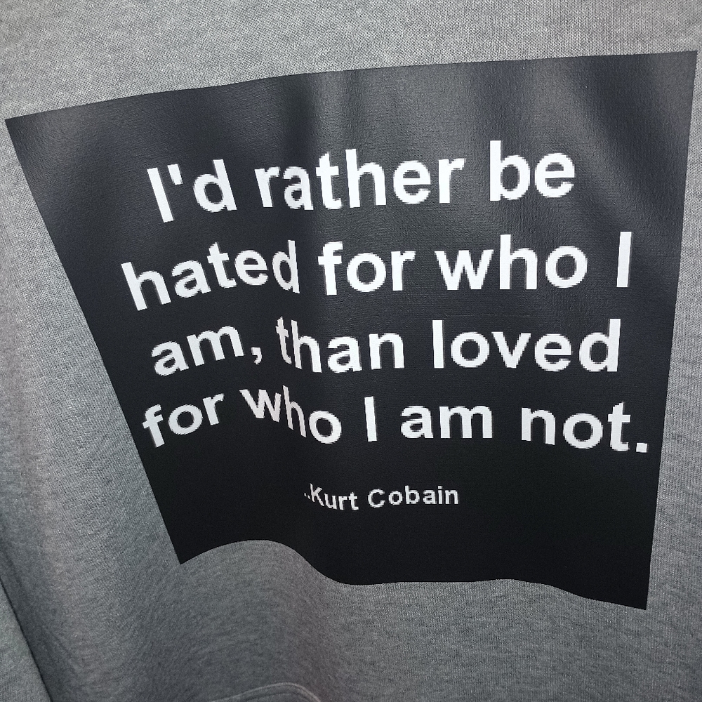 Custom extra large hoodie